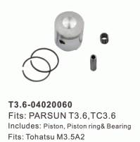 2 STROKE - PISTON, PISTON RING & BEARING - PARSUN T3.6,TC3.6 - TOHATSU M3.5A2 - T3.6-04020060 - Parsun